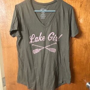 Lake Girl Vneck T-shirt